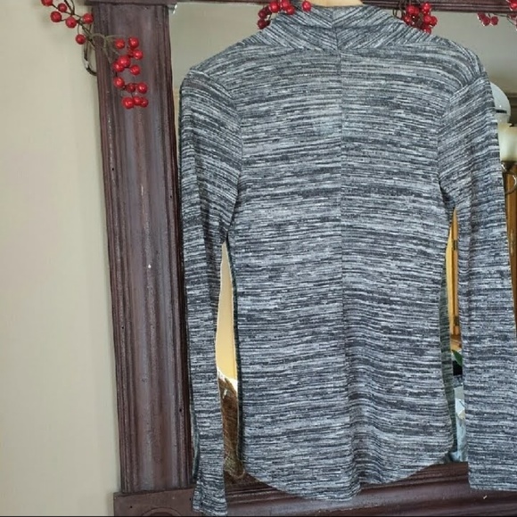 Maurices Grey Marled Moto Zip Sweater Jacket XS - Picture 3 of 6